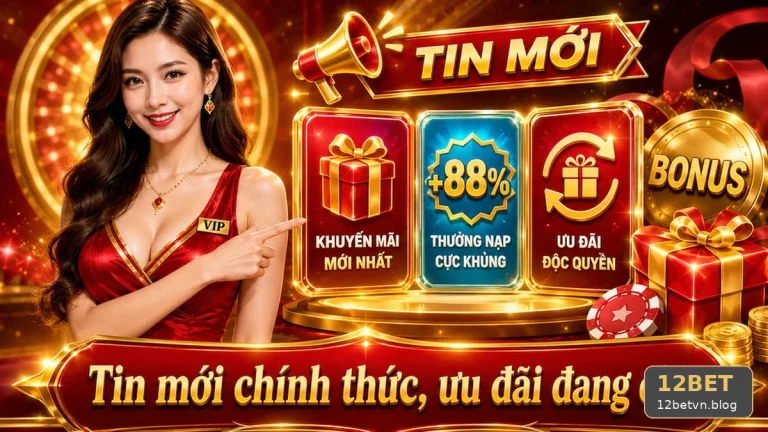 Khuyến Mãi 12BET: Đọc Chi Tiết Giao Diện Tin Mới, Ưu Đãi Và Điều Kiện Nhận Thưởng – Kiểm Tra Thời Hạn, Đối Tượng Áp Dụng Và Giới Hạn Nhận Thưởng Qua Chuỗi Trước-Trong-Sau | Góc Kiểm Chứng Theo Tên Miền 12betvn.blog