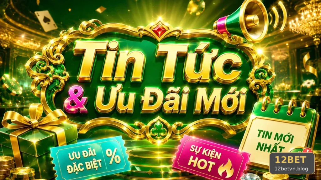 Khuyến Mãi 12BET: Đọc Chi Tiết Giao Diện Tin Mới, Ưu Đãi Và Điều Kiện – Hướng Dẫn Kiểm Tra Trò Chơi Hợp Lệ Cùng Trường Hợp Bị Loại Trừ Qua Góc Kiểm Chứng Theo Tên Miền 12betvn.blog