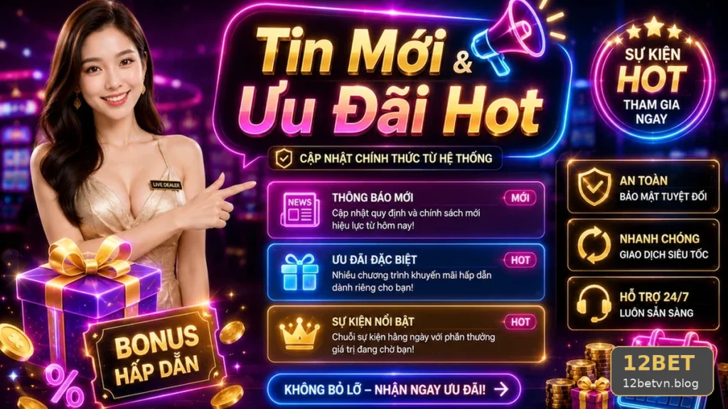 Khuyến Mãi 12BET Tại 12betvn.blog: Phân Biệt Giá Trị Hiển Thị Với Giá Trị Thực Sau Điều Kiện Để Tránh Lỗi Người Mới – Góc Kiểm Chứng Theo Tên Miền