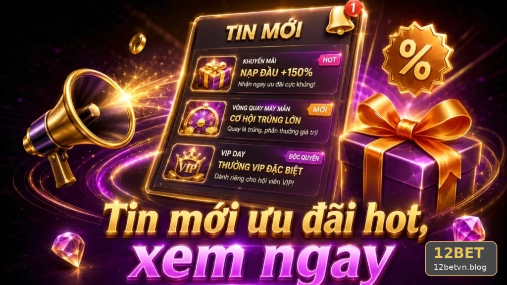 Khuyến Mãi 12BET Tại 12betvn.blog: Lập Bảng So Sánh Ưu Đãi Theo Nhu Cầu Thay Vì Con Số Lớn Trong Kế Hoạch Có Trách Nhiệm – Góc Kiểm Chứng Theo Tên Miền