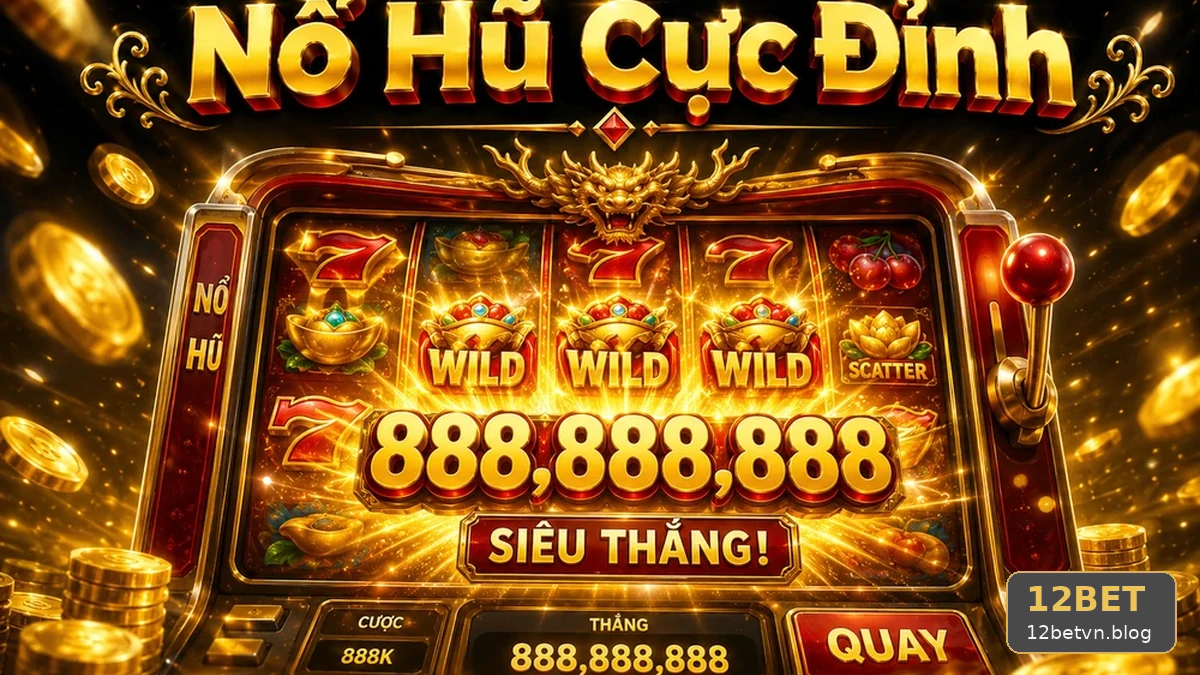Giao diện thanh tích lũy trên trò chơi slot 12BET
